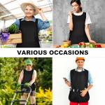 Waterproof Art Smock Apron with Deep Pockets