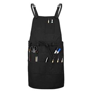 Adjustable Artist Apron with 10 Pockets