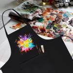 Jpayxese Art Apron with Pockets for Artists
