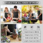 Adjustable Artist Apron with 10 Pockets