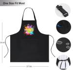 Jpayxese Art Apron with Pockets for Artists