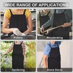 Adjustable Artist Apron with 10 Pockets