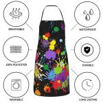 Colorful Waterproof Artist Apron with Pockets
