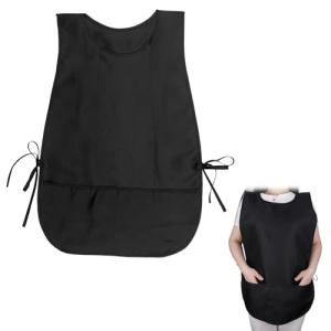 Waterproof Cleaning and Art Smock Apron - Black