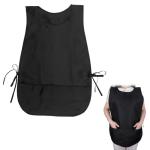 Waterproof Cleaning and Art Smock Apron - Black