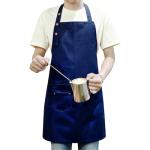 Men's Navy Blue Art Apron with Pockets