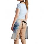 Colorful Oil Painting Apron with 2 Pockets