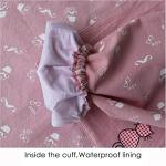 Gray Cotton and Linen Long Sleeve Apron