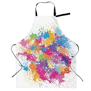 Colorful Waterproof Artist Apron with 2 Pockets