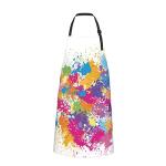 Colorful Waterproof Artist Apron with 2 Pockets