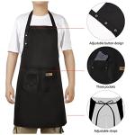 Hongsome Adjustable Artist Apron with 3 Pockets