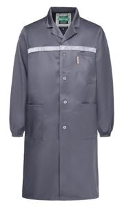 Yukirtiq Grey Lab Coat for Artists, XXL