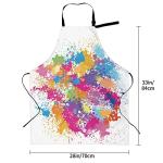 Colorful Waterproof Artist Apron with 2 Pockets