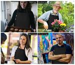 Hongsome Adjustable Artist Apron with 3 Pockets