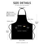 Hongsome Adjustable Artist Apron with 3 Pockets