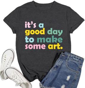 Funny Art Teacher T-Shirt for Creative Women