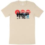 Seven Members Silhouette Graphic T-Shirt - Natural
