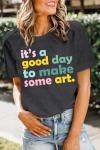 Funny Art Teacher T-Shirt for Creative Women