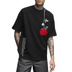 Vintage Floral Graphic Tee for Men - Casual Style