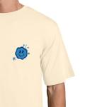 Men's Cotton Smile Graphic Tee, Short Sleeve