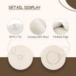 Warm Wool Artist Beret Hat in Beige