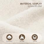 Warm Wool Artist Beret Hat in Beige