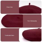 3 Pack Solid Color Women’s French Berets