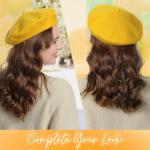 Hot Pink Wool Beret for Artists