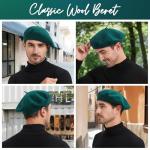 Hot Pink Wool Beret for Artists