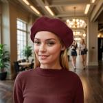 3 Pack Solid Color Women’s French Berets