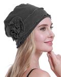 Chemo Turban Cap for Women - Dark Grey