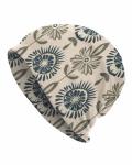 Artistic Flower Slouchy Beanie Hat for All Seasons