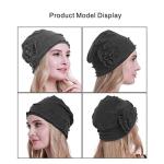 Chemo Turban Cap for Women - Dark Grey