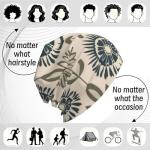 Artistic Flower Slouchy Beanie Hat for All Seasons