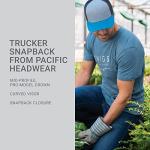Pacific Headwear Trucker Snapback Cap - Adjustable Fit