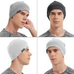 Headshion Cotton Skull Caps 4-Pack for All