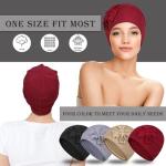 Floral Cotton Turbans for Women's Hair Loss