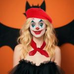 Red Beret Hat and Scarf Set for Artists