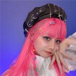 Punk Crosses Tassel Beret Hat for Artists