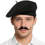 Adult French Beret Hat and Mustache Costume Set