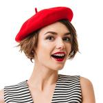 Unisex Wool Blend French Beret Artist Hat