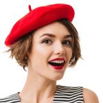 Unisex Wool Blend French Beret Artist Hat