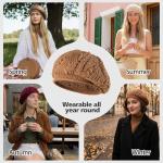Pumpkin Crochet Beret for Creative Women