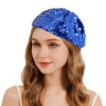 Sparkly Sequin Beret Hat for Parties and Festivals