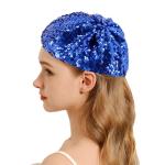 Sparkly Sequin Beret Hat for Parties and Festivals
