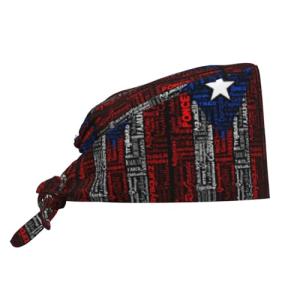 Puerto Rico Towns Flag Adjustable Scrub Cap
