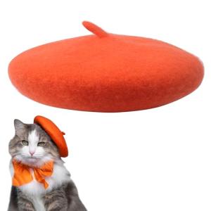 Colorful Wool Beret for Small Dogs and Cats