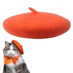 Colorful Wool Beret for Small Dogs and Cats