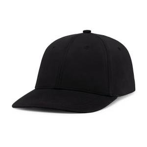 Black Waxed Cotton Dad Cap by Pacific Headwear