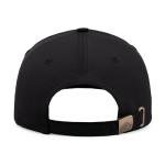 Black Waxed Cotton Dad Cap by Pacific Headwear